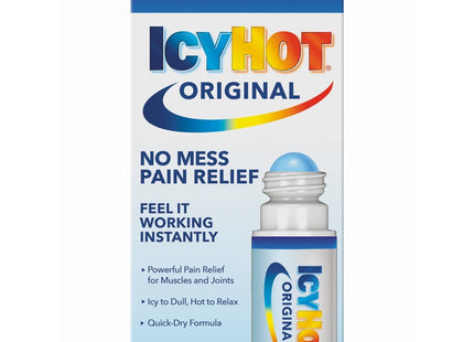 Icy Hot Original Medicated Pain Relief Liquid with No Mess Applicator 2.5 Fluid Ounces (Pack Of 5)