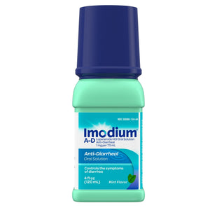 Imodium Imodium a-D Liquid Anti-Diarrheal with Loperamide Hydrochloride, Stomach Medicine, Mint, 4 Fl Oz (Pack Of 6)