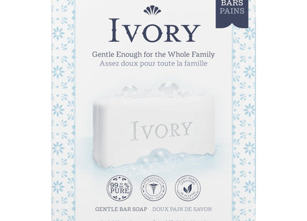 Ivory Gentle Bar Soap, 99.44% Pure, Mild Body Cleanser, Original Scent, 4 Ounce, 10 Count (Pack Of 3)