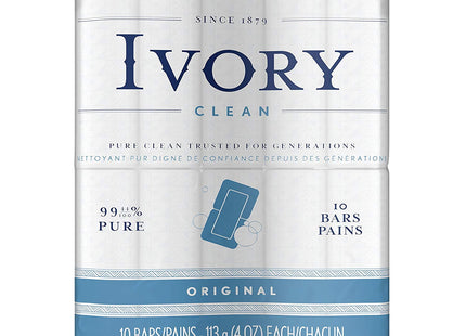 Ivory Gentle Bar Soap, 99.44% Pure, Mild Body Cleanser, Original Scent, 4 Ounce, 10 Count (Pack Of 3)