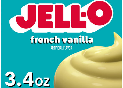 Jell-O Artificial Flavored, Instant Pudding and Pie Filling Mix, French Vanilla, 3.4 Ounce (Pack Of 1)