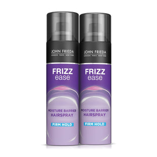 John Frieda Anti Frizz, Moisture Barrier, Firm Hold Anti Frizz Hairspray, Unscented, 12 Fl Ounce (Pack Of 2)