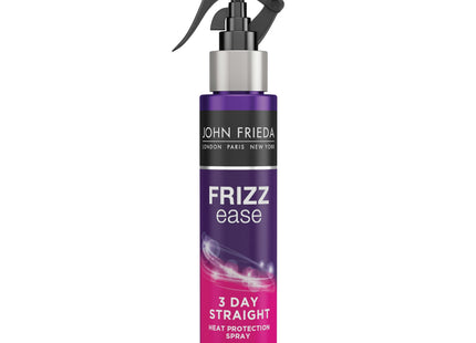 John Frieda Frizz Ease Keratin-Infused 3-Day Straightening Flat Iron, Straight Semi-Permanent Hair Styling Spray, 3.5 fl ounce (Pack Of 2)