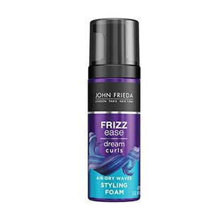 John Frieda Frizz Ease Dream Curls Air Dry Waves Styling Foam, Curl Defining Frizz Control for Curly and Wavy Hair, 5 Fl Ounce (Pack Of 6)