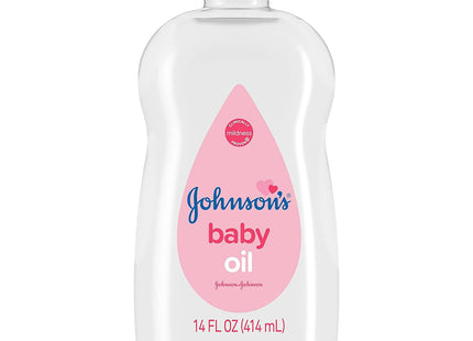 Johnson's Baby Pure Liquid Mineral Oil to Prevent Moisture Loss, Original, 14 Fl. Oz (Pack Of 5)