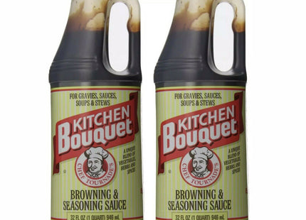 Kitchen Bouquet Browning & Seasoning Sauce, For Gravies, Sauces, Soups, and Stews 32 oz (Pack Of 2)