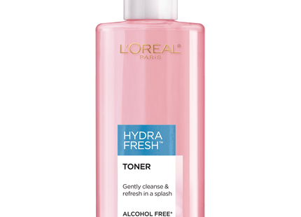 L'Oreal Paris Skincare HydraFresh Toner, Alcohol Free Toner with Pro-Vitamin B5 for Face, 8.5 fl. Oz (Pack Of 12)