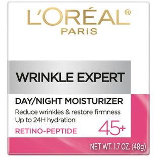 LOreal Paris Wrinkle Expert 45+ Retino-Peptide Anti-Wrinkle Face Moisturizer 1.7 Oz 50 Ml (Pack Of 3)