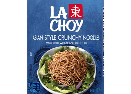 La Choy CHOW MEIN Asian Style Crunchy Noodles, Made With wheat and Rice Flour, 3 Ounce Canister (Pack Of 4)