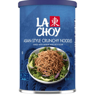 La Choy CHOW MEIN Asian Style Crunchy Noodles, Made With wheat and Rice Flour, 3 Ounce Canister (Pack Of 1)