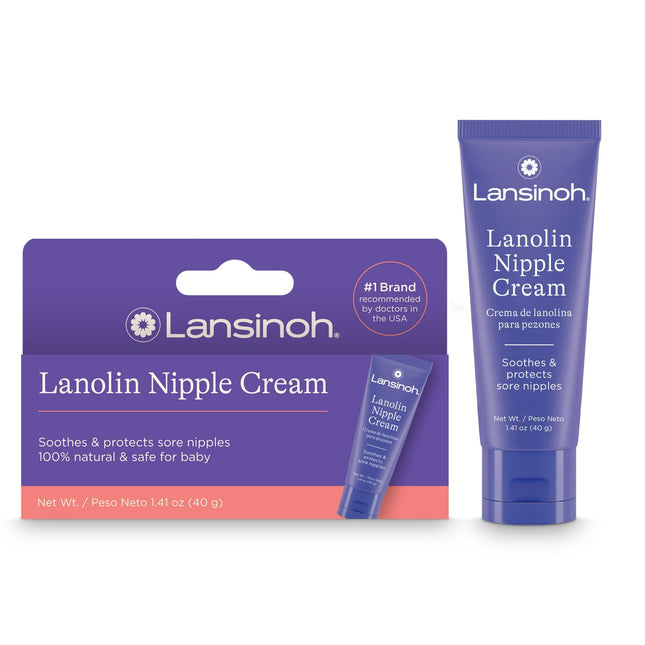 Lansinoh LABORATORIES HPA Lanolin Nipple Cream for Breastfeeding Essentials, 1.41 Ounces (Pack Of 1)