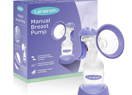 Lansinoh Manual Breast Pump, Hand Pump for Breastfeeding (PacK Of 24)