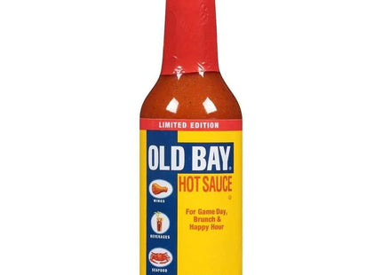 OLD BAY Hot Sauce, Limited Edition, Sauce and Seasoning, Perfect for Tabletop, 5 Ounce (Pack Of 24)