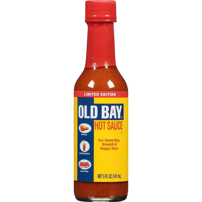 OLD BAY Hot Sauce, Limited Edition Sauce and Seasoning, Perfect for Tabletop, 5 Ounce (Pack Of 24)