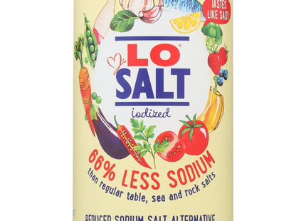 Losalt Premium Quality,  Sea And Rock Salts, Reduced Sodium Iodized Salt Alternative, 12.35 Ounce (Pack Of 24)