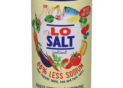 Losalt Premium Quality,  Sea And Rock Salts, Reduced Sodium Iodized Salt Alternative, 12.35 Ounce (Pack Of 24)