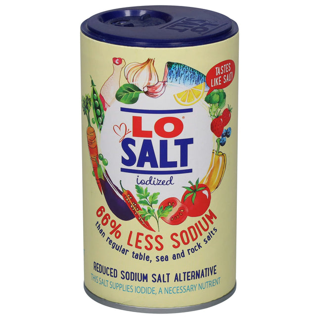 Losalt Premium Quality,  Sea And Rock Salts, Reduced Sodium Iodized Salt Alternative, 12.35 Ounce (Pack Of 2)