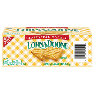 Nabisco Lorna Doone Convenience Pack Cookies, Shortbread, 1.5 x 3 Per Box 4.5 Ounce (Pack Of 20)