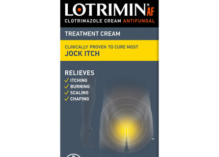 Lotrimin AF Clotrimazole Jock Itch and Athlete's Foot, Antifungal Treatment Cream, 12G Tube, 0.42 Ounce (Pack Of 2)