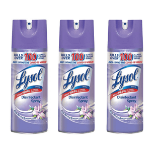 Lysol Disinfectant Liquid Aerosol Spray, Disinfecting and Deodorizing, Early Morning Breeze, 12.5 Oz (Pack Of 3)