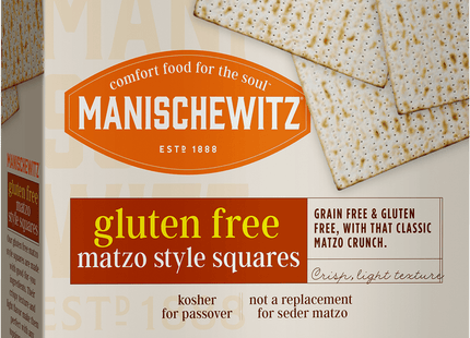 Manischewitz Old Fashioned Thin Salted Matzo, Airy Crispy Crackers, Non GMO, 10 Ounce (Pack Of 3)