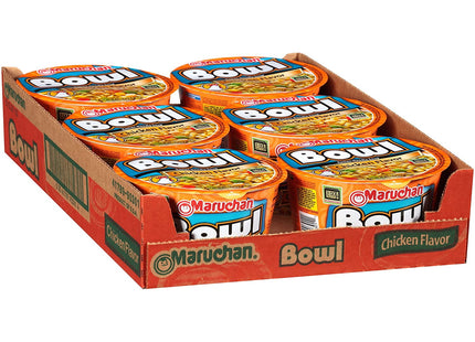 Maruchan Chicken Flavor Ready to Eat Microwaveable Ramen Noodles Bowl with Vegetables, 3.31 Ounce (Pack Of 3)