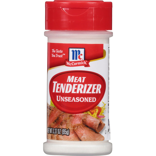 Mccormick Kosher Non-Seasoned Meat Tenderizer, The Taste You Trust, No-MSG, 3.37 Ounces (Pack Of 6)