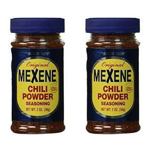 Mexene Original Chili Powder Seasoning, Blended with cumin, oregano, and garlic, 2 Ounces (Pack Of 2)