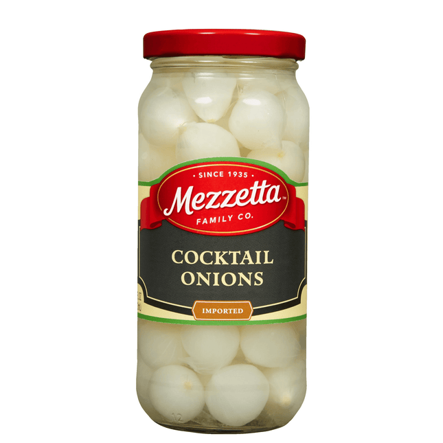 Mezzetta Imported Cocktail Onions, Gluten Free, Kosher And Keto Friendly. Glass Jars, 16 Ounce (Pack Of 3)