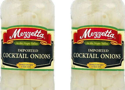 Mezzetta Imported Cocktail Onions, Gluten Free, Kosher And Keto Friendly. Glass Jars, 16 Ounce (Pack Of 3)