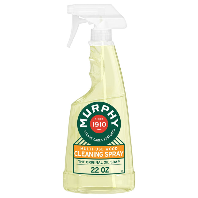 Murphy's Oil Soap, Multi-Use, Wood Cleaner Spray, with Orange Oil, Fresh Scent, 22 Ounce (Pack Of 1)