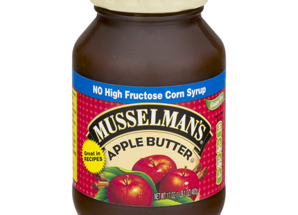 Musselman's Apple Butter, Naturally Fat Free, Gluten free, Non-dairy. Non-GMO, 17 Ounce (Pack Of 6)