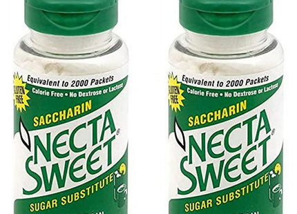 Necta Sweet 1-Grain Saccharin Tablets, Zero-Calorie Sugar Substitutes Tablet, 1000 Count Bottle (Pack Of 2)