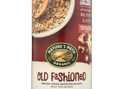 Nature’s Path Organic Old Fashioned Whole Grain Rolled Oats, Oven Toasted, Non-GMO, 18 Ounce (Pack Of 1)