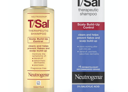 Neutrogena T/Sal Therapeutic Dandruff Relief Daily Shampoo, Scalp Build-up Control, 4.5 FL Ounce (Pack Of 6)