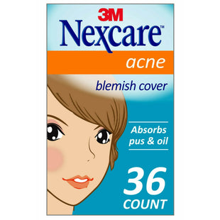 Nexcare Absorbing Acne Cover Invisible Non-Drying 36 Count (Pack Of 1)