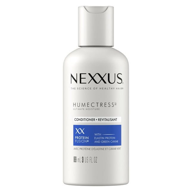 Nexxus Humectress Ultimate Moisture Conditioner, with Protein Fusion, Travel Size, 3 Ounce (Pack Of 4)