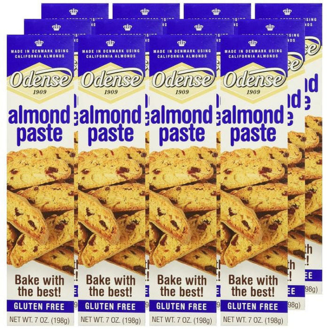 Odense Almond Paste Tube, Pure Almond Paste From frsh Almonds, Bake With The Bes, Gluten-Free, 7 Ounces (Pack Of 12)