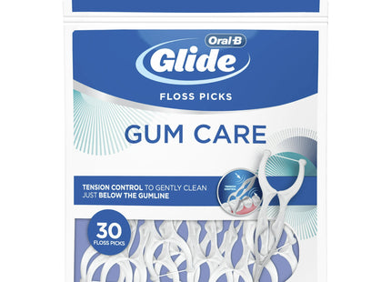 Oral-B Glide Gum Care Dental Floss Picks, Pro-Health Clinical Protection, Good for Back Teeth, 30 Count (Pack Of 10)