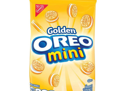 Nabisco OREO Mini Golden Sandwich Cookies, Vanilla Flavor, 3 Ounce (Pack Of 1)