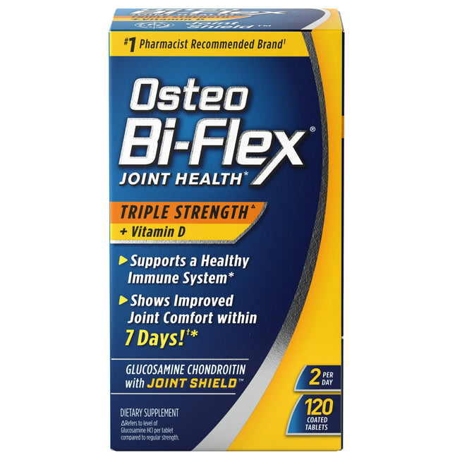 Osteo Bi-Flex with Vitamin D and Glucosamine Chondroitin, Joint Health Supplement, 80 Tablets (Pack Of 1)