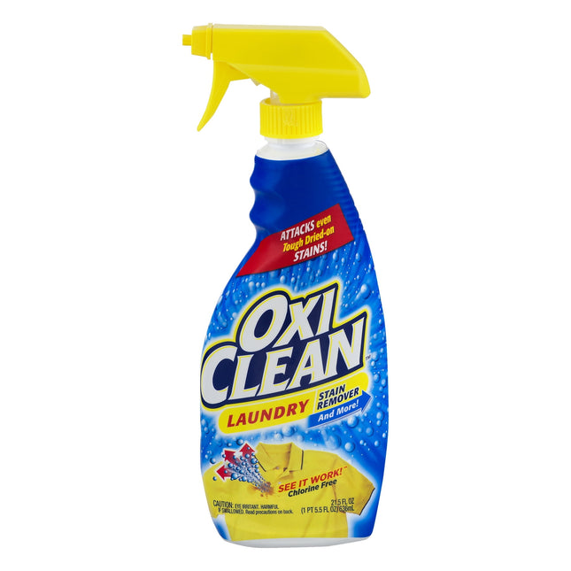 OxiClean Laundry Fabric Stain Remover Liquid Trigger Spray, Fresh Scent, 21.5 Ounce (Pack Of 1)