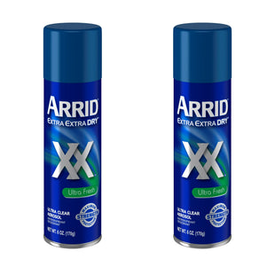 Arrid XX Extra Extra Dry, Ultra Clear, Antiperspirant Deodorant, Ultra Fresh, Aerosol Spray, 6 Ounce (Pack Of 2)