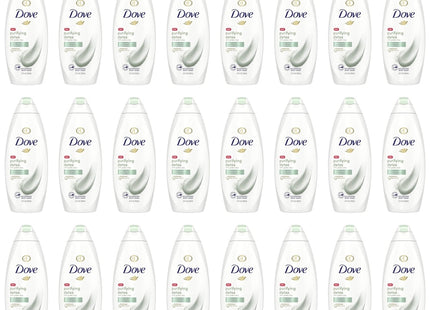 Dove Beauty Purifying Detox Deep Cleanse & Skin Renewal, Green Clay Nourishing, Body Wash 22 Fl Ounce (Pack Of 24)