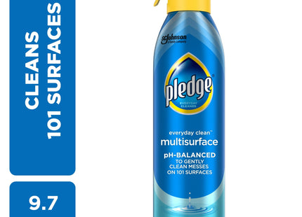 Pledge Everyday Clean Multi surface Cleaner, Aerosol Spray, Glade Rain Shower, 9.7 Ounce (Pack Of 11)