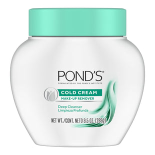 Ponds Moisturizing Deep Cold Cream, Makeup Remover Deep Cleanser, 9.5 Ounce (Pack Of 24)