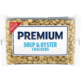 Nabisco Premium Original, Round, Bite Sized Soup & Oyster Crackers, Fat-Free, 9 Ounce (Pack Of 2)