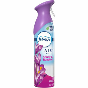 Febreze Air Effects, Odor-Fighting, Spring and Renewal Scent, Aerosol Spray Air Freshener, 8.8 ounce (Pack Of 12)