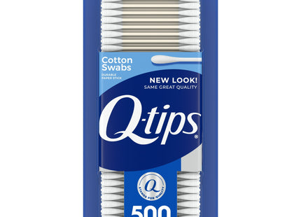 Q-tips Cotton Swabs, Original for Home, First Aid and Beauty, 100% Cotton 500 Count (Pack Of 2)