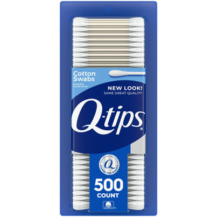 Q-tips Cotton Swabs, Original for Home, First Aid and Beauty, 100% Cotton 500 Count (Pack Of 6)